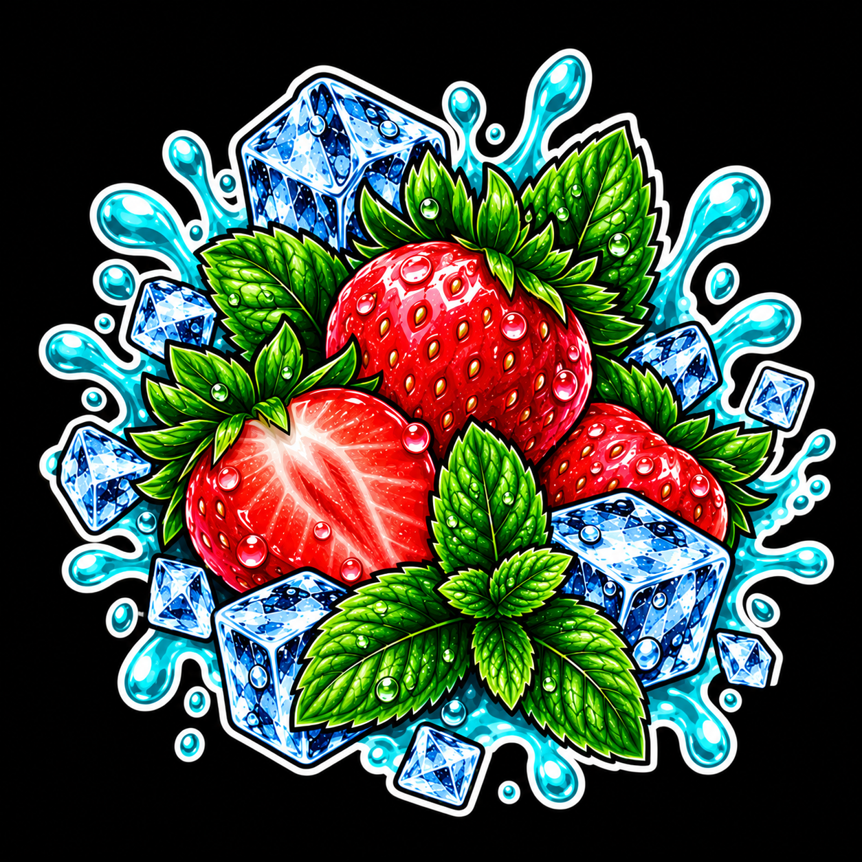VHILL 12K Strawberry Mint
