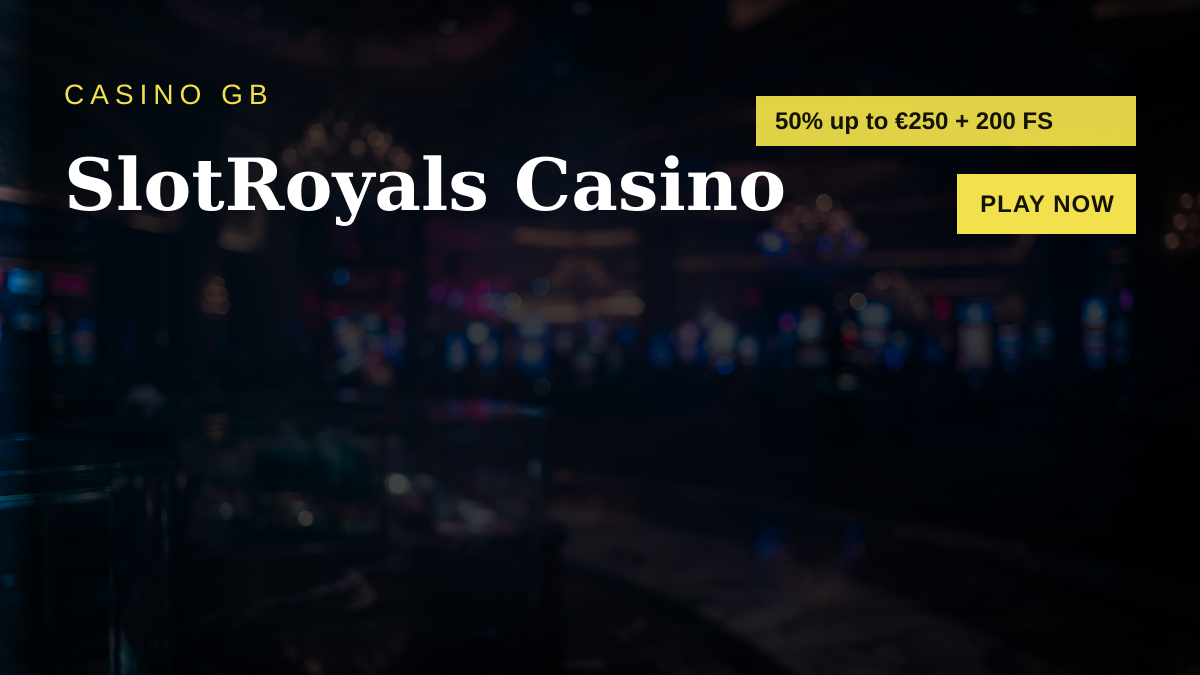 SlotRoyals Casino — welcome bonus 50% up to €250 + 200 FS, payments: Visa, Mastercard, PayPal, Skrill, Neteller SlotRoyals Casino — welcome bonus 50% up to €250 + 200 FS, payments: Visa, Mastercard, PayPal, Skrill, Neteller