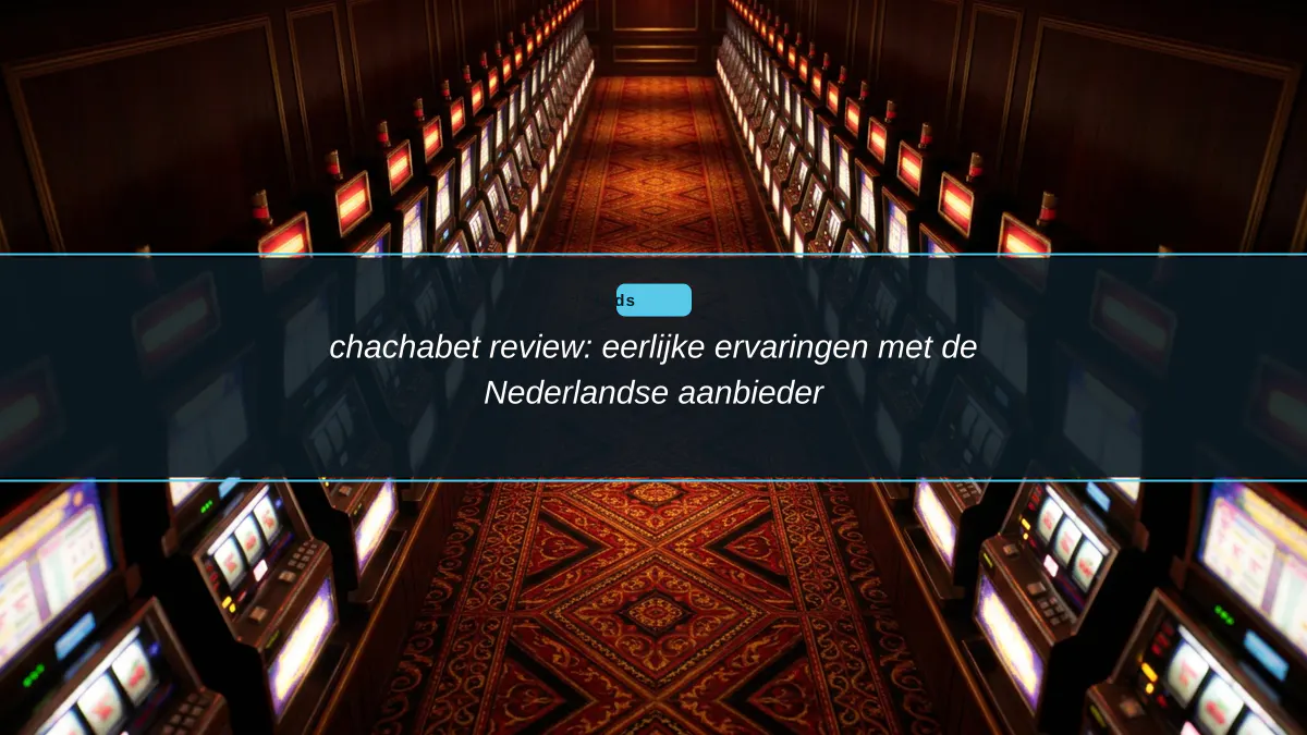 chachabet review: eerlijke ervaringen met de Nederlandse aanbieder