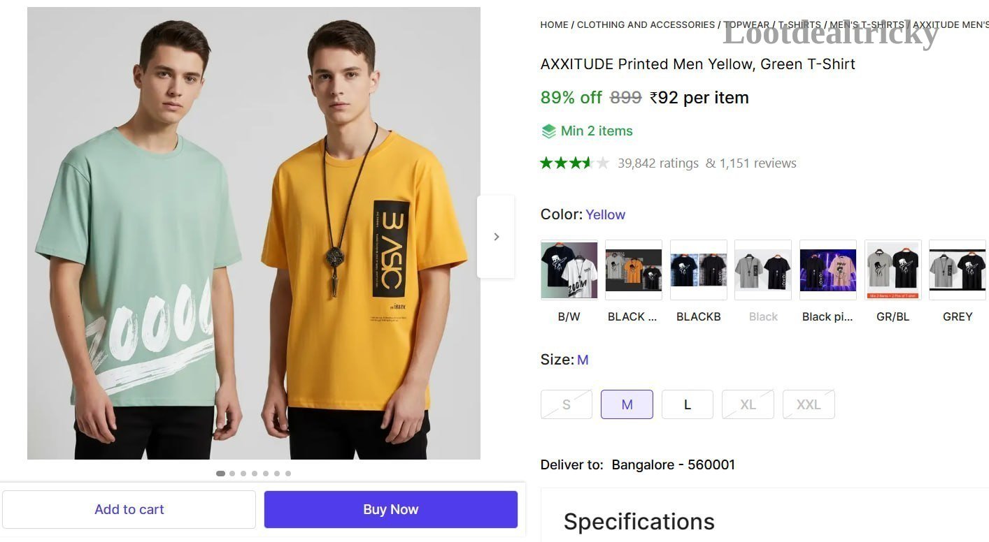 Men S Printed Offer Image