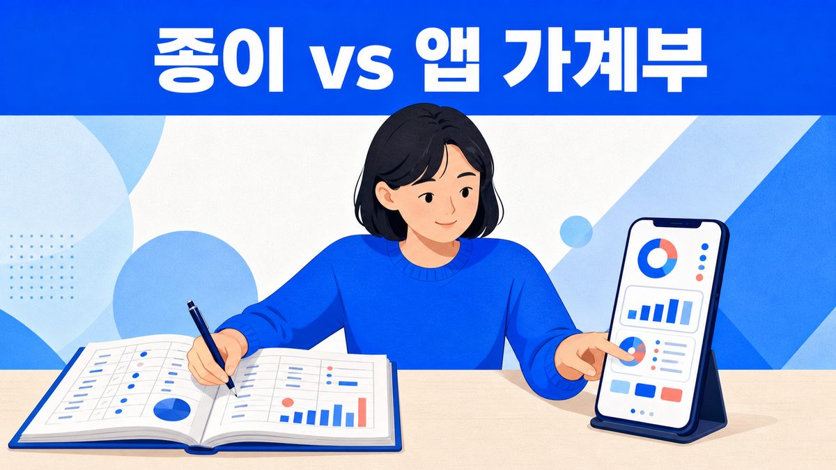 종이 가계부와 앱 가계부, 무엇이 좋을까