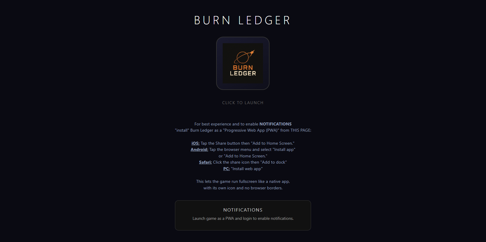 Stored capture of burnledger.space