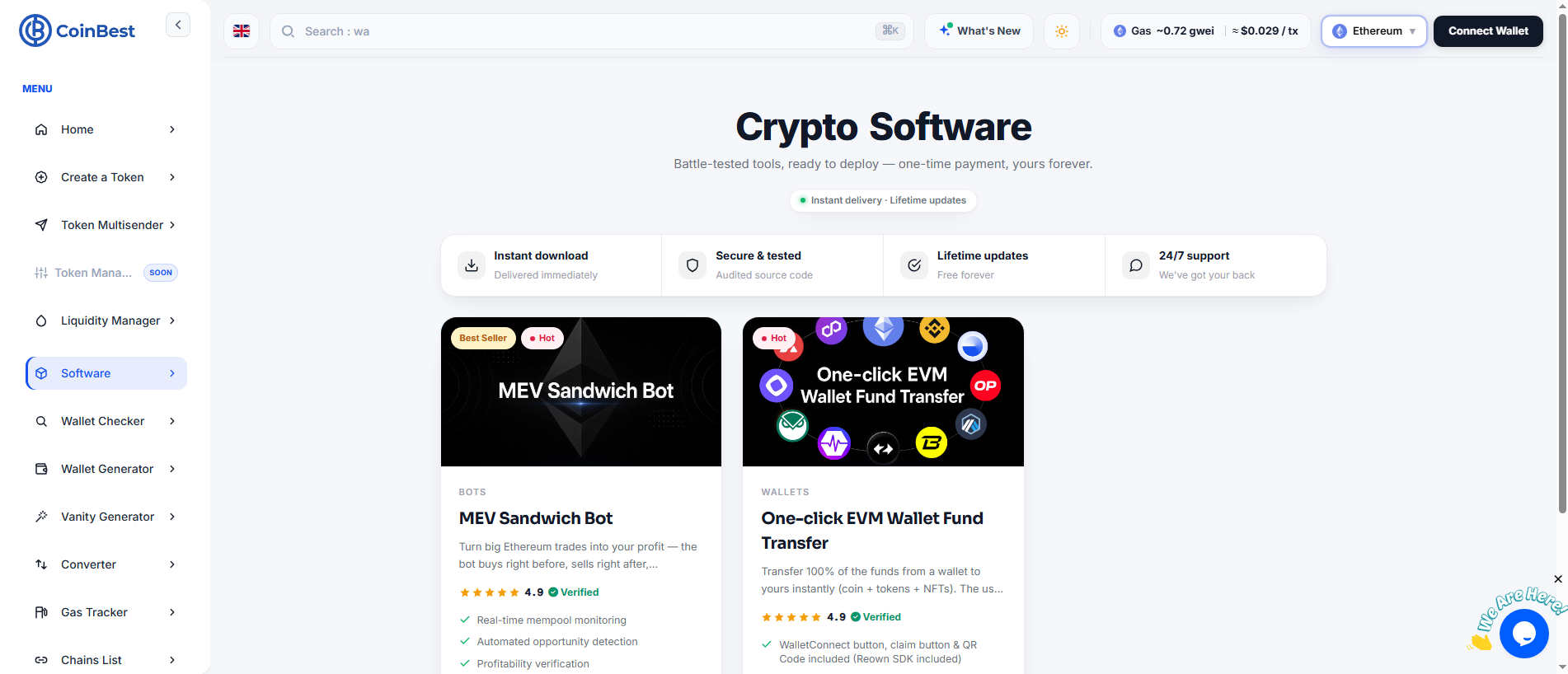 Stored capture of coinbest.app