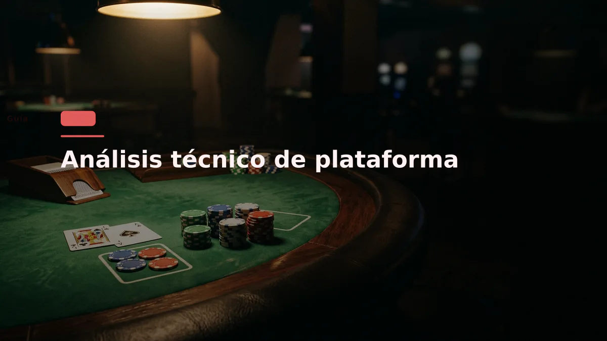 Análisis técnico de plataforma
