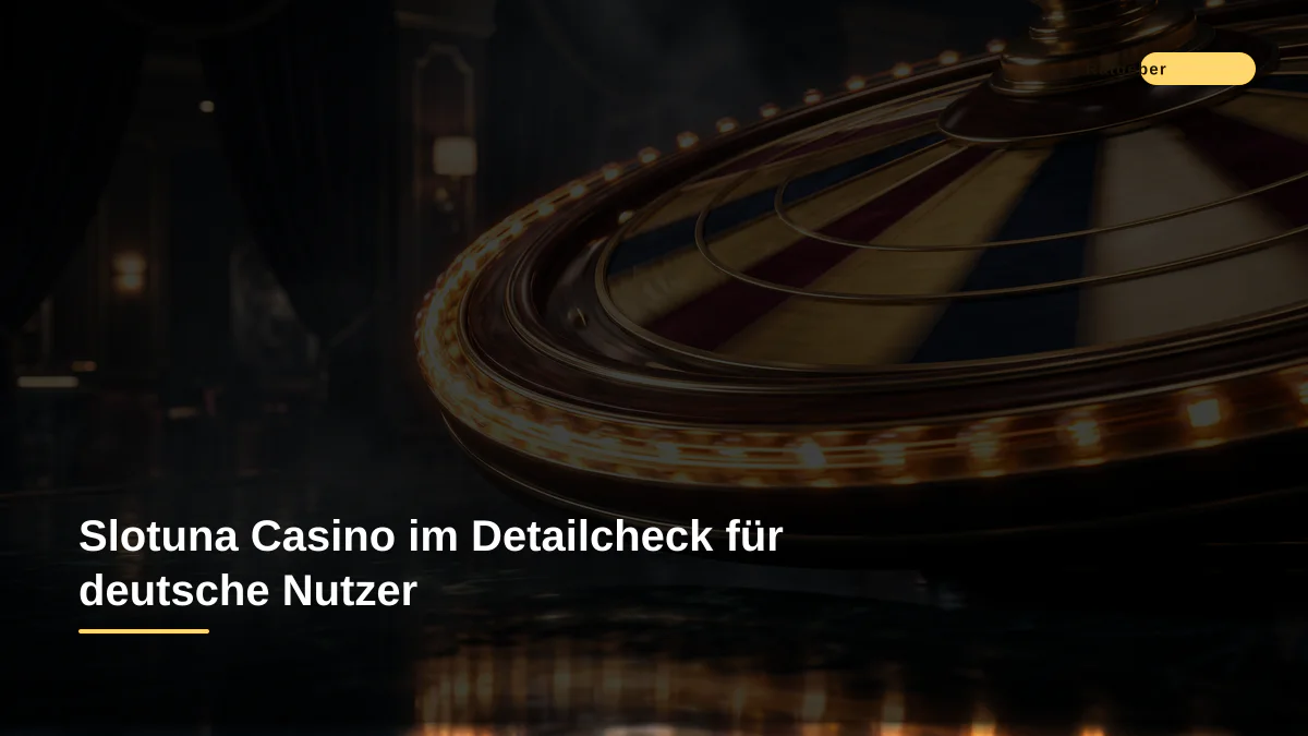 Slotuna Casino im Detailcheck für deutsche Nutzer
