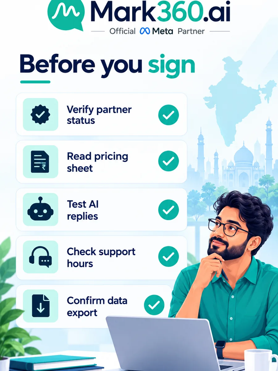 Before you sign a WhatsApp API provider