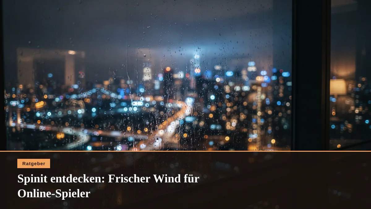 Spinit entdecken: Frischer Wind für Online-Spieler