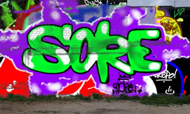 Graffiti artwork by Sore95