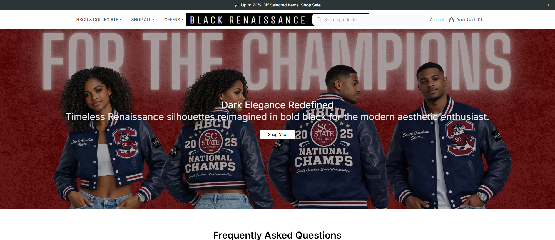 Stored capture of blkrenaissancestore.shop