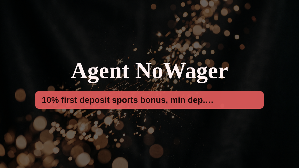 Agent NoWager casino — welcome bonus 10% first deposit sports bonus, min dep. €20, payments: Mastercard, Bitcoin Agent NoWager casino — welcome bonus 10% first deposit sports bonus, min dep. €20, payments: Mastercard, Bitcoin
