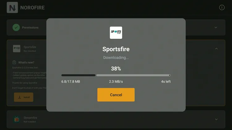 SportsFire App