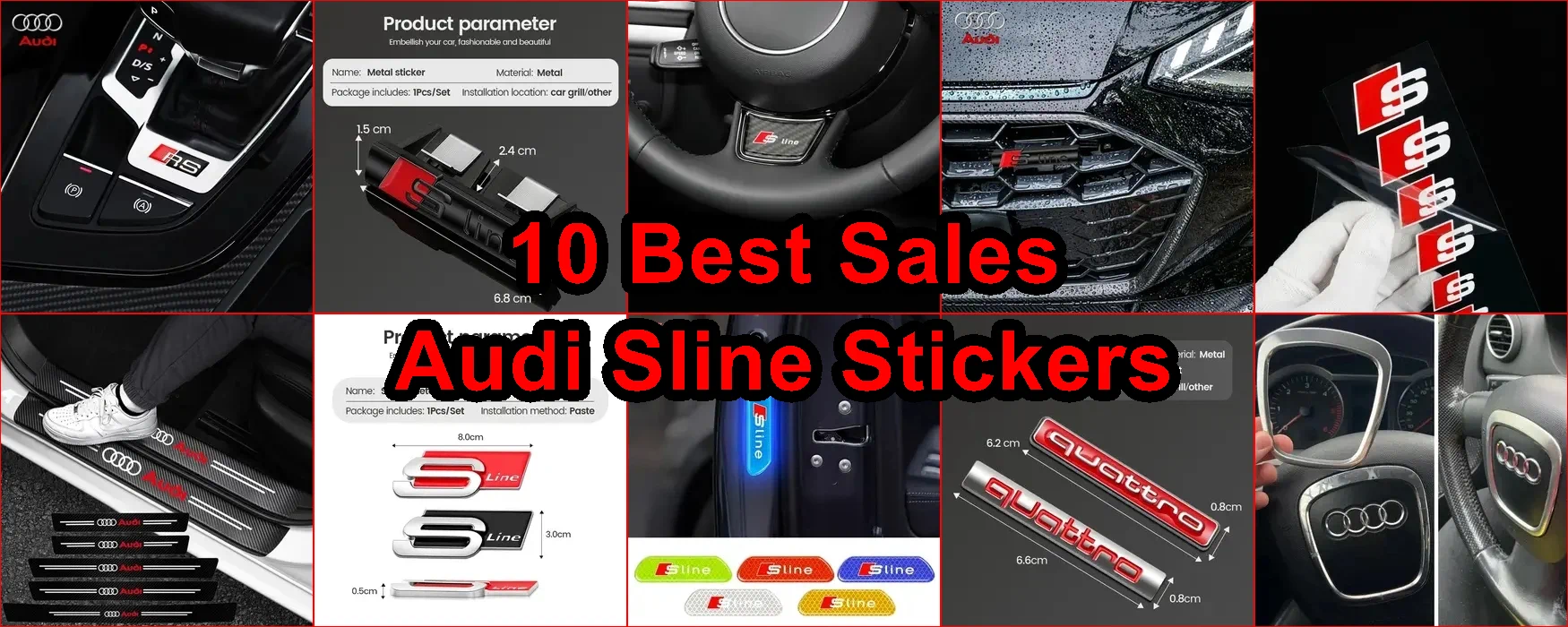 奧迪S-Line貼紙 評價