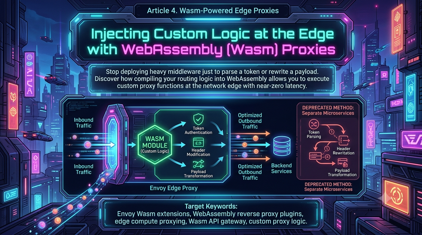 Injecting Custom Logic at the Edge with WebAssembly (Wasm) Proxies
