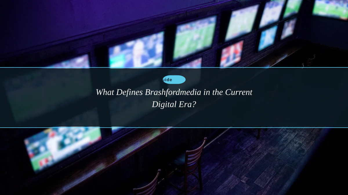 What Defines Brashfordmedia in the Current Digital Era?