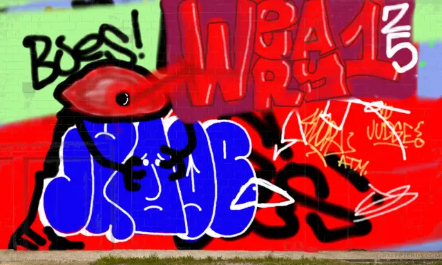 Graffiti artwork by DECAY