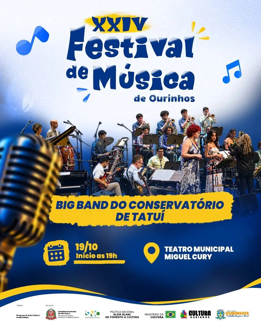 XXIV Festival de Música de Ourinhos têm início e se estenderá até a próxima sexta-feira, 23