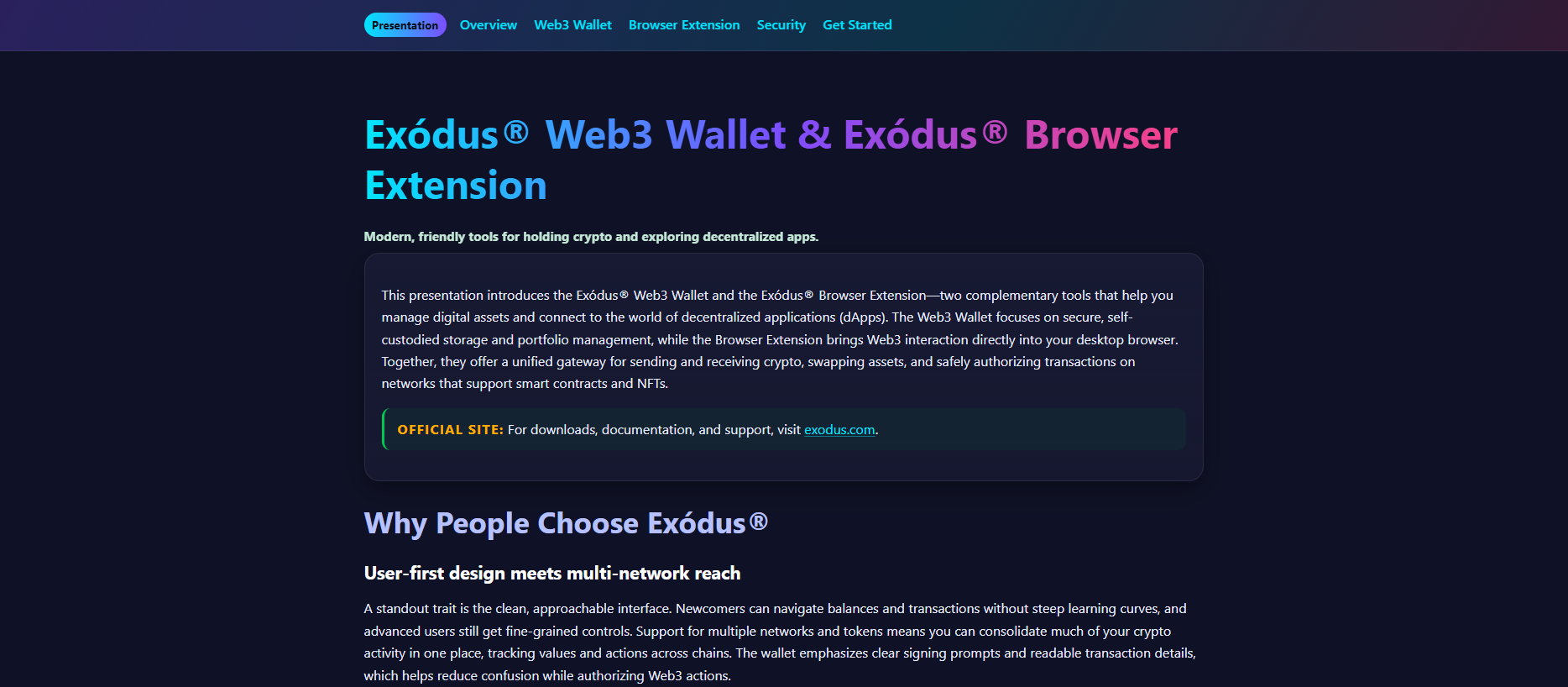 Screenshot of doc-exodusweb4.pages.dev