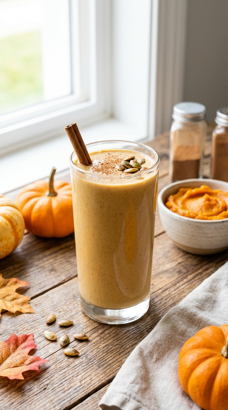 Spiced Pumpkin Pie Protein Shake — An Autumn-Inspired Healthy Smoothie Recipe for Diabetics
