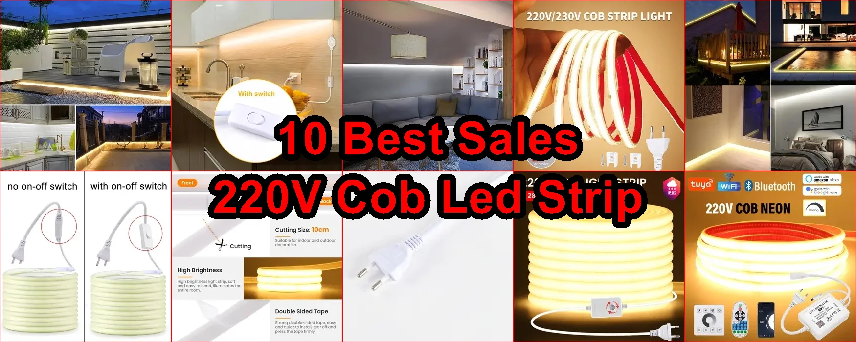 220V COB LED燈條 評價