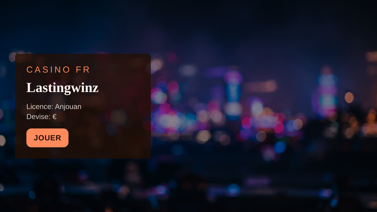 Lastingwinz casino — bonus de bienvenue 100% up to €500 + 200 FS, paiements: Visa, Mastercard, Skrill, Neteller, Paysafecard
