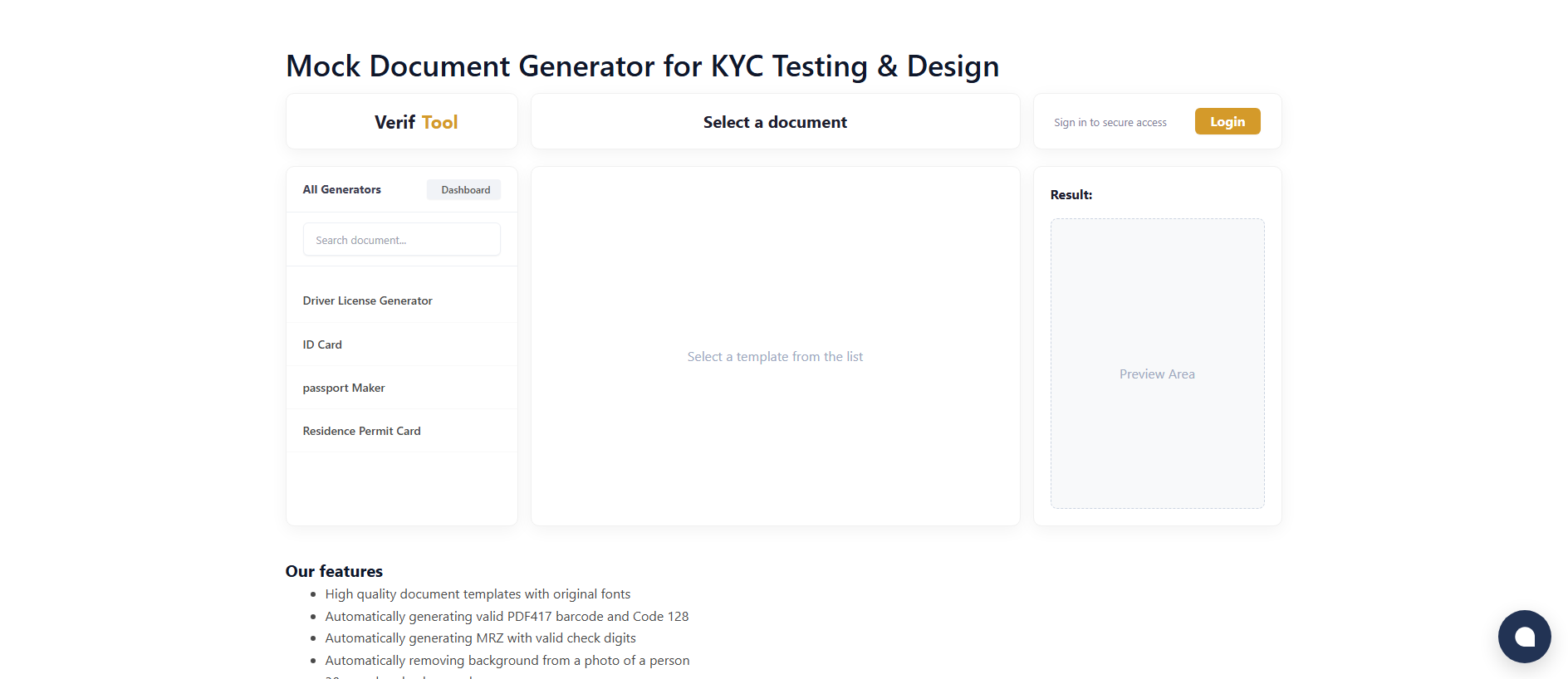 Forensic screenshot of veriftools.bz showing the phishing page layout