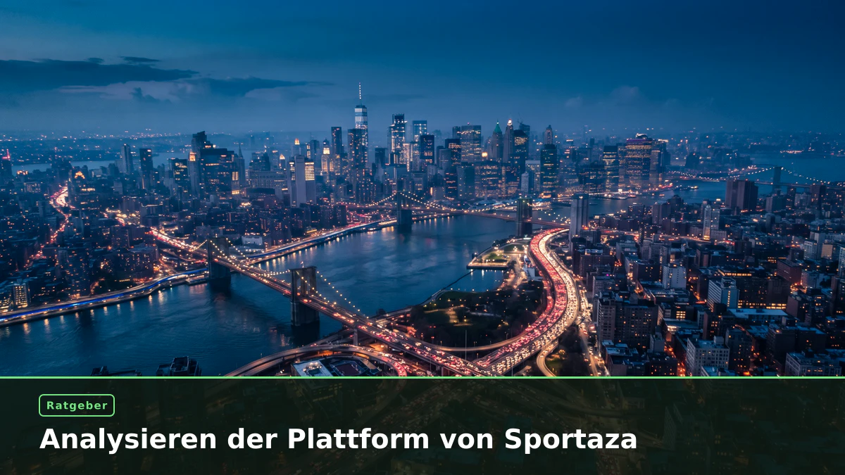 Analysieren der Plattform von Sportaza