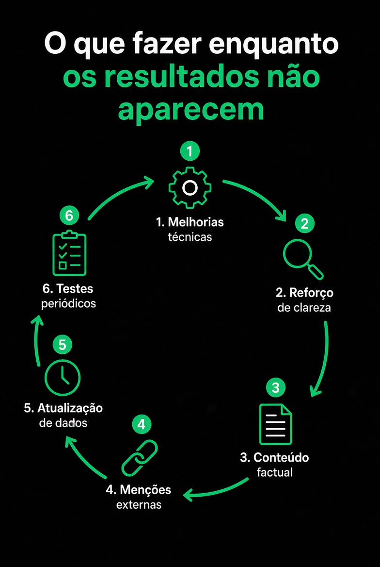O que fazer enquanto os resultados não aparecem