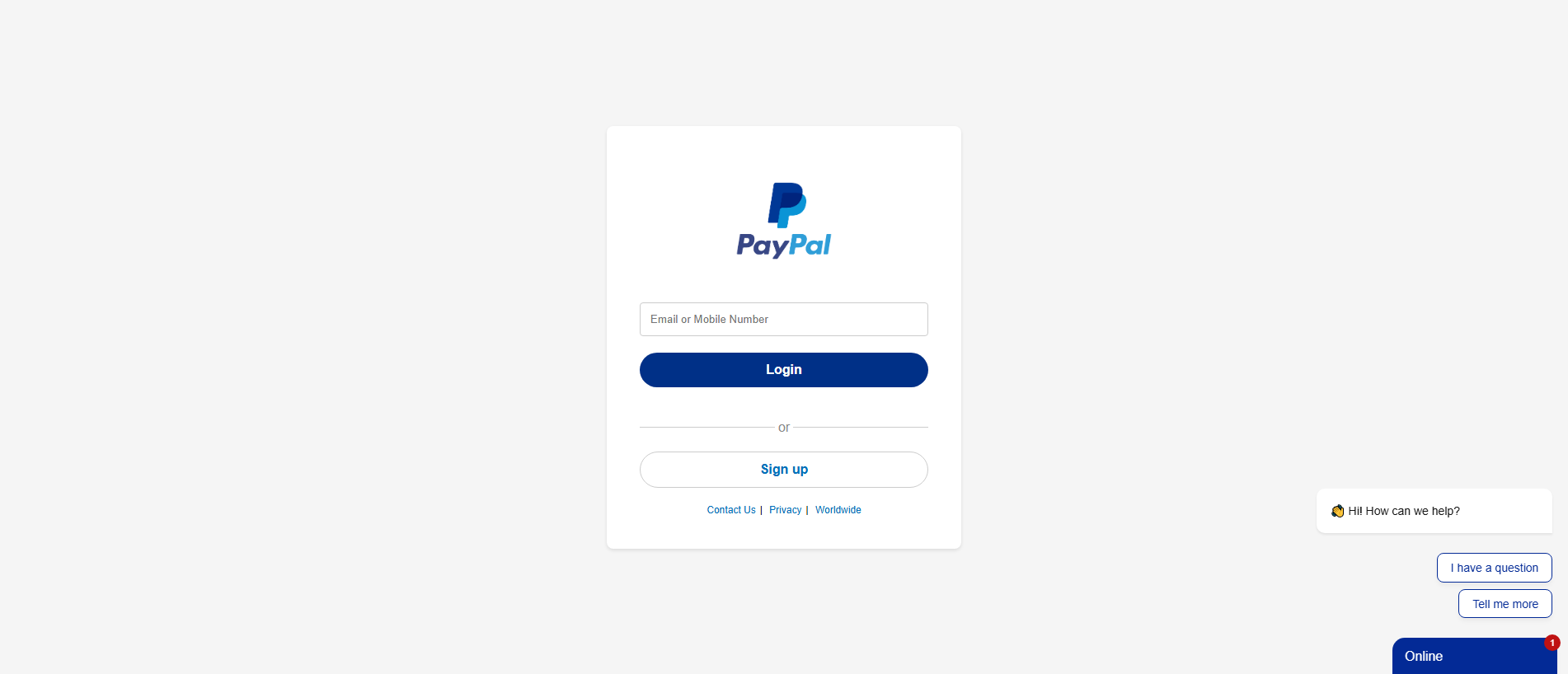 Forensic screenshot of [REDACTED] showing the phishing page layout