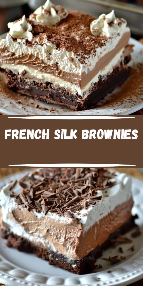 French Silk Brownies (Rich, Creamy & Indulgent!)