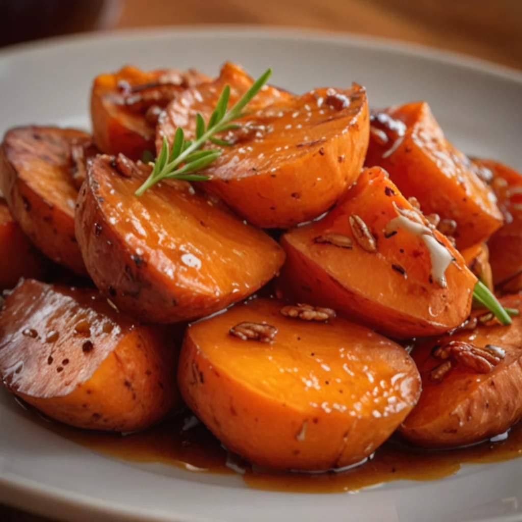 Sweet Potatoes with Candied Glaze