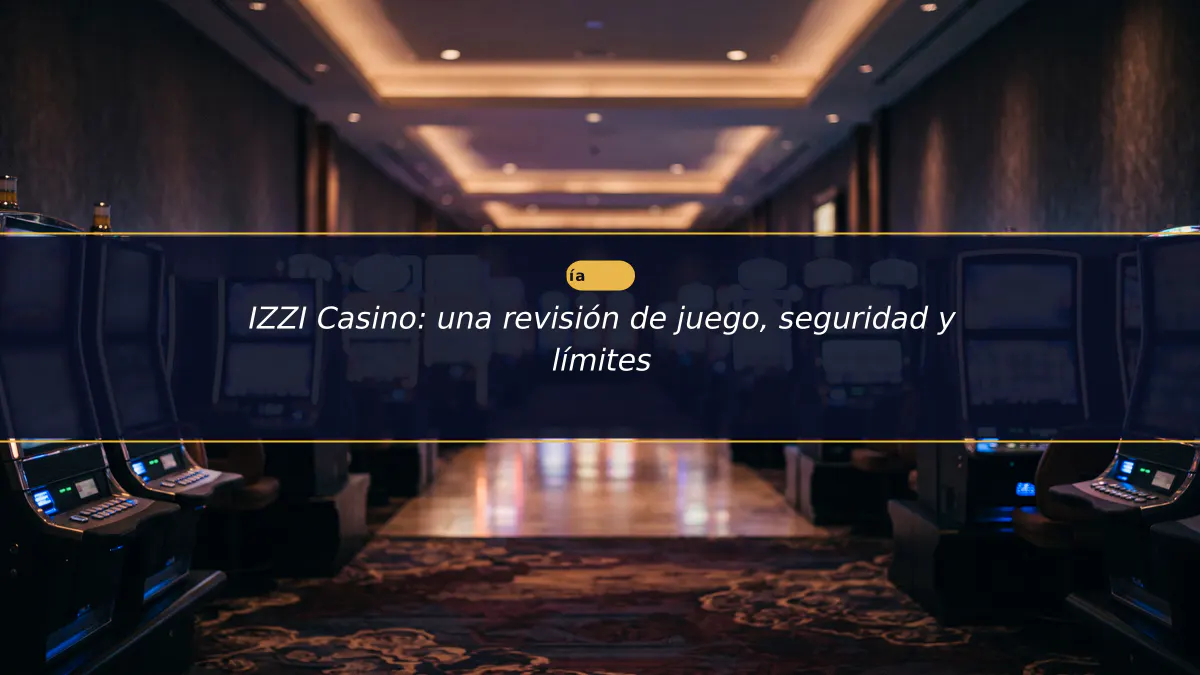 IZZI Casino: una revisión de juego, seguridad y límites