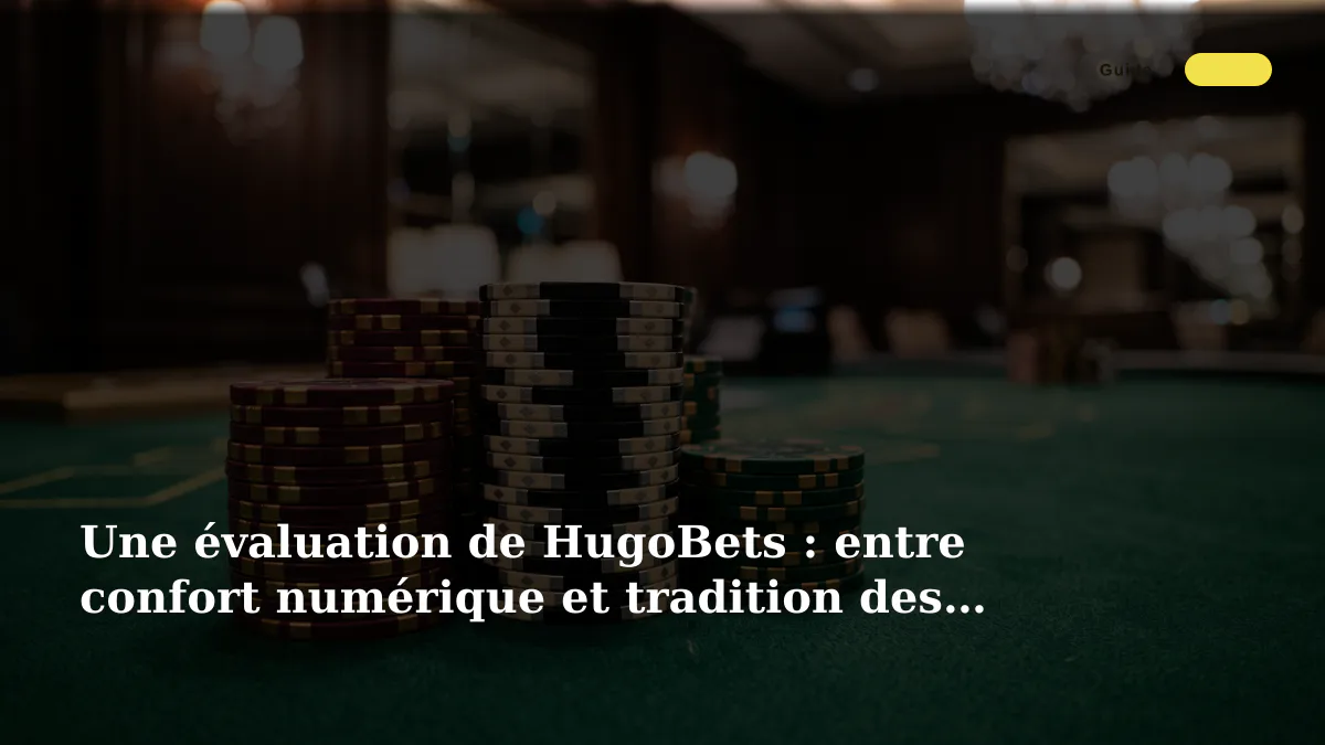 Une évaluation de HugoBets : entre confort numérique et tradition des paris