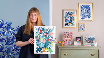 Domestika - Illustrazione floreale con pittura a gouache - Ita
