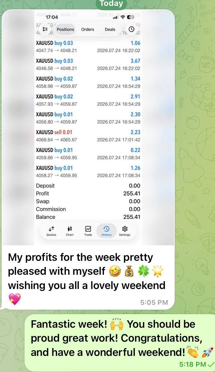 Member profit screenshot