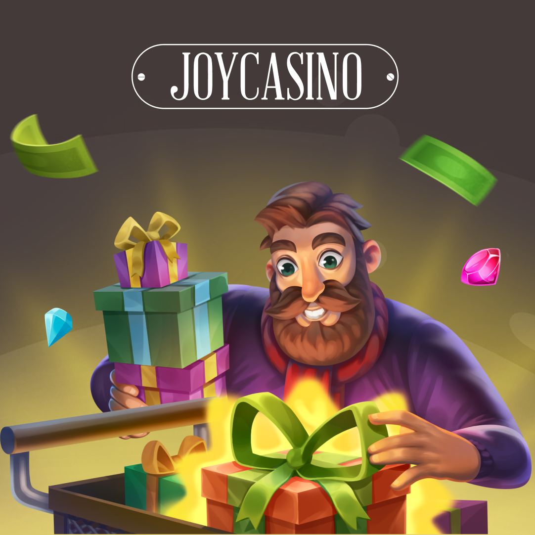 Интерфейс и логотип онлайн казино JoyCasino