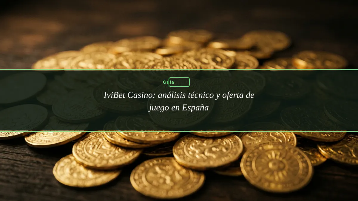 IviBet Casino: análisis técnico y oferta de juego en España