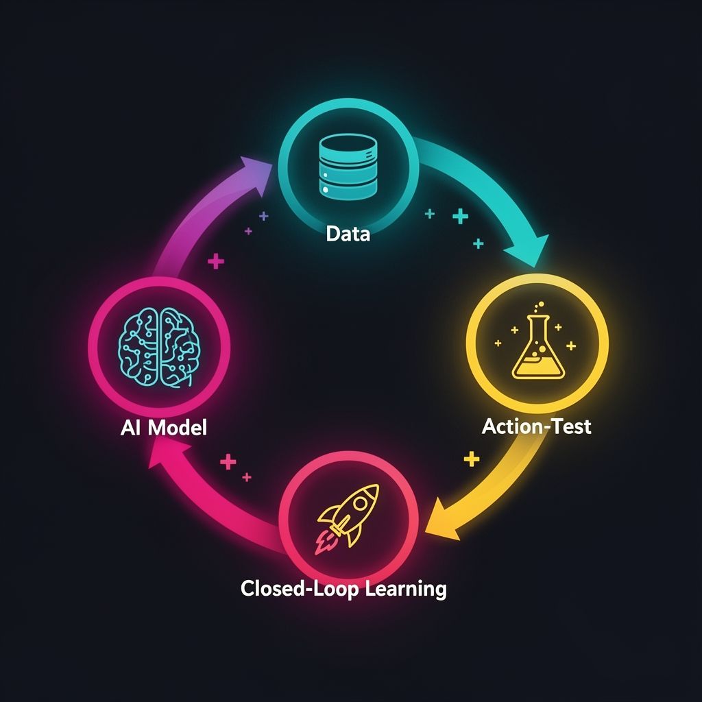 AI Closed-Loop Learning Flywheel for Compounding Conversion Intelligence