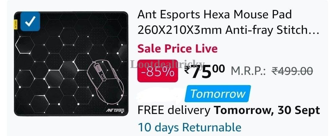 Ant Mousepad Flipkart – Just ₹75 | Top Unbeatable Deal Ant Mousepad Flipkart – Just ₹75 | Top Unbeatable Deal