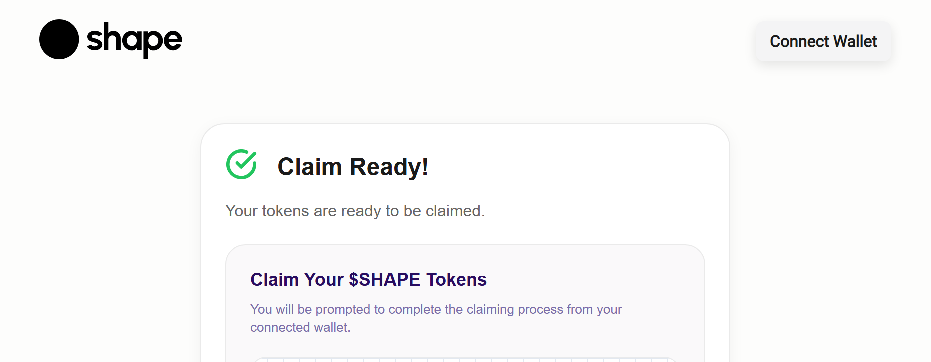 Forensic screenshot of claimshape.pages.dev showing the phishing page layout