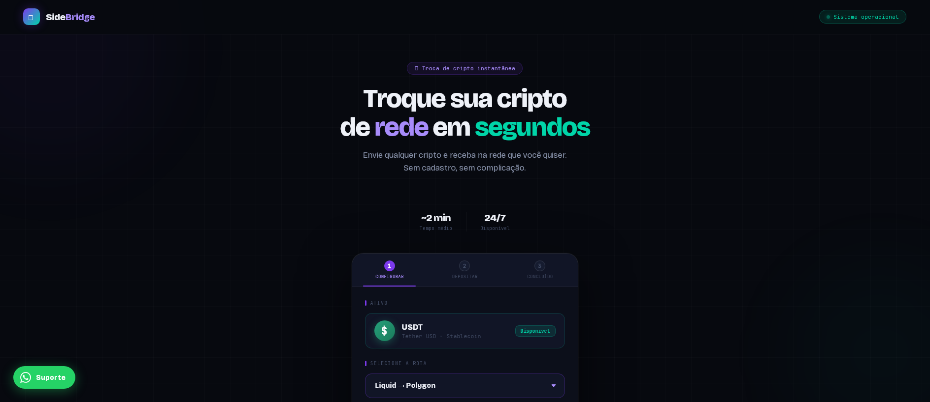 Screenshot of sidebridge.net