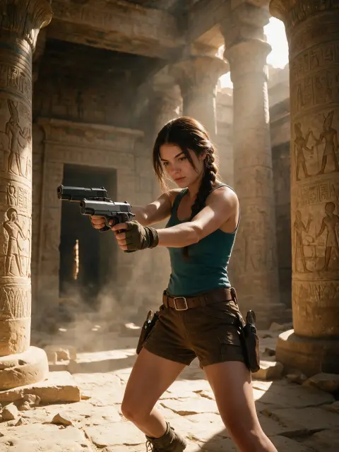A half-decent Tomb Raider cosplay
