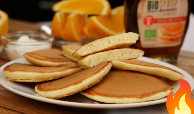 Постер Апельсиновые панкейки на кефире