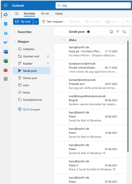 Sendt-post