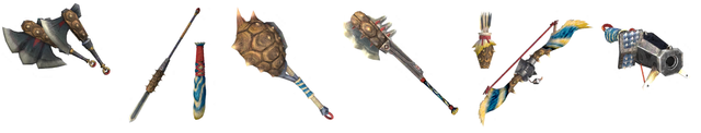Arzuros-Weapons