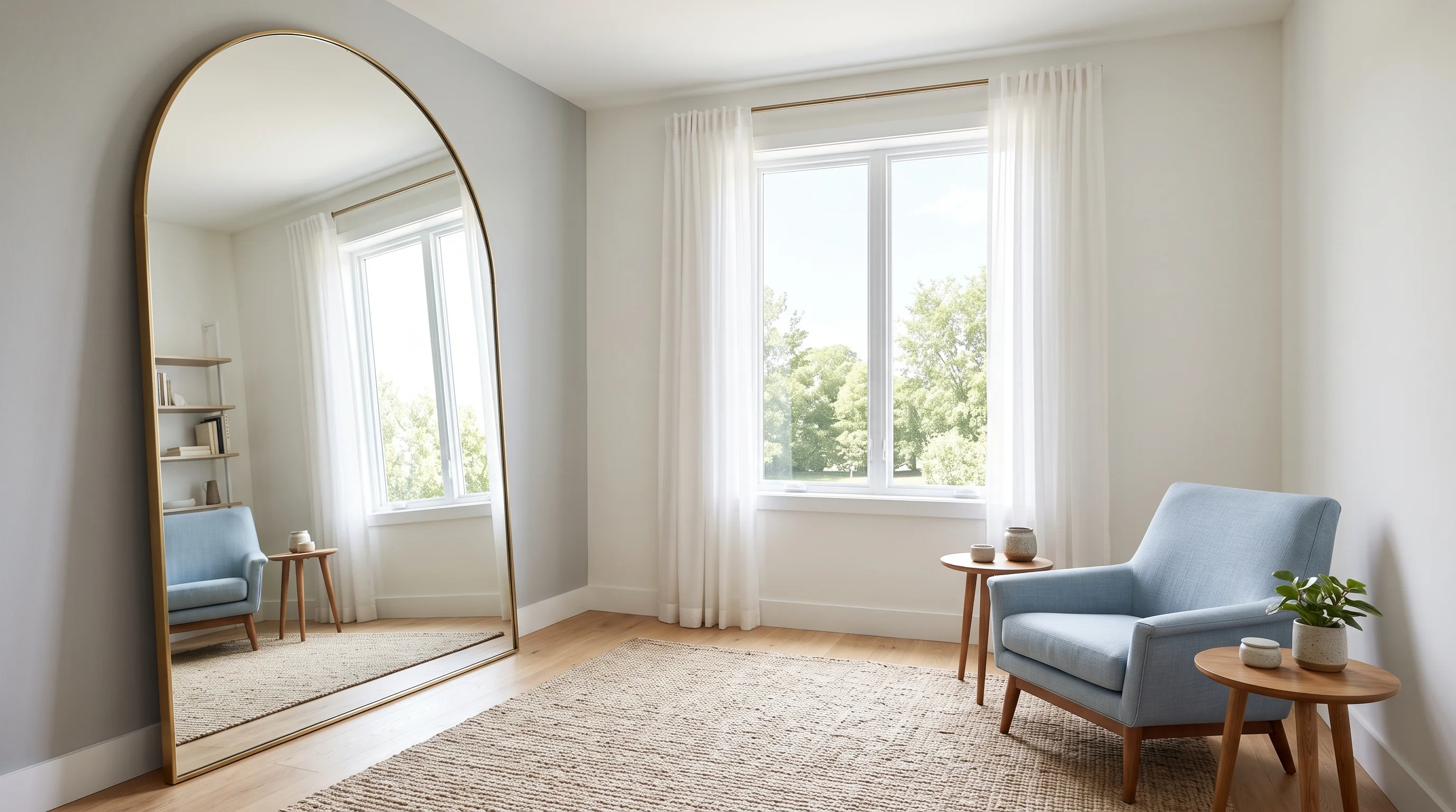 Large-Scale Statement Mirrors Interior Design