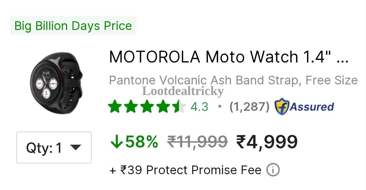 Lowest Moto Watch – Just 10% OFF | Huge Savings Offer