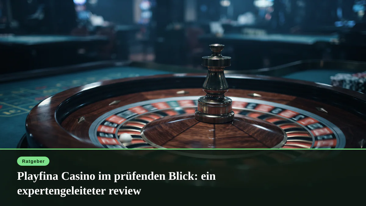 Playfina Casino im prüfenden Blick: ein expertengeleiteter review