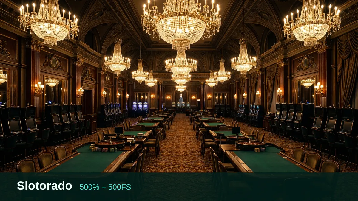 Slotorado Casino — Willkommensbonus 500% + 500FS, Zahlungen: Visa, Mastercard, PayPal, Paysafecard, Trustly