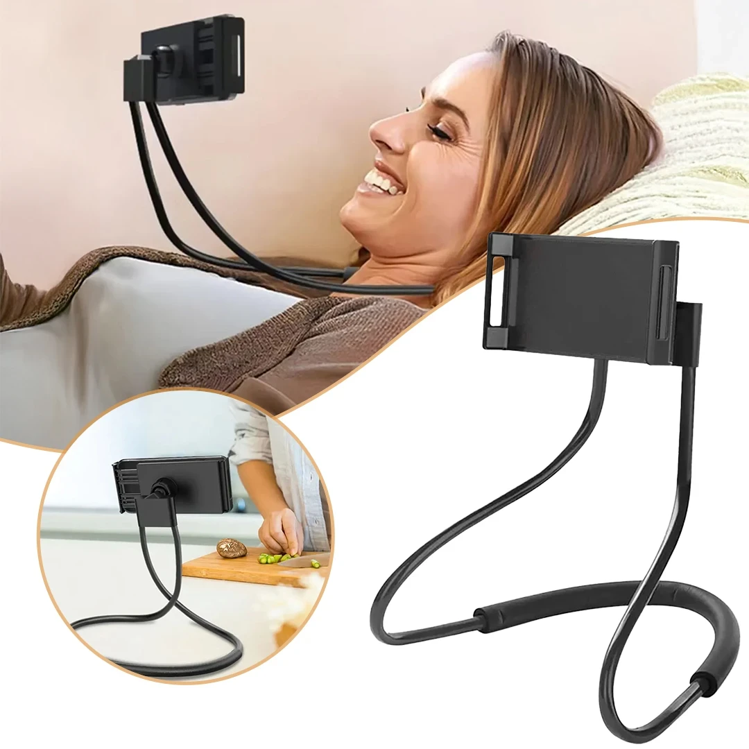 Comfortable hands-free phone viewing in bed