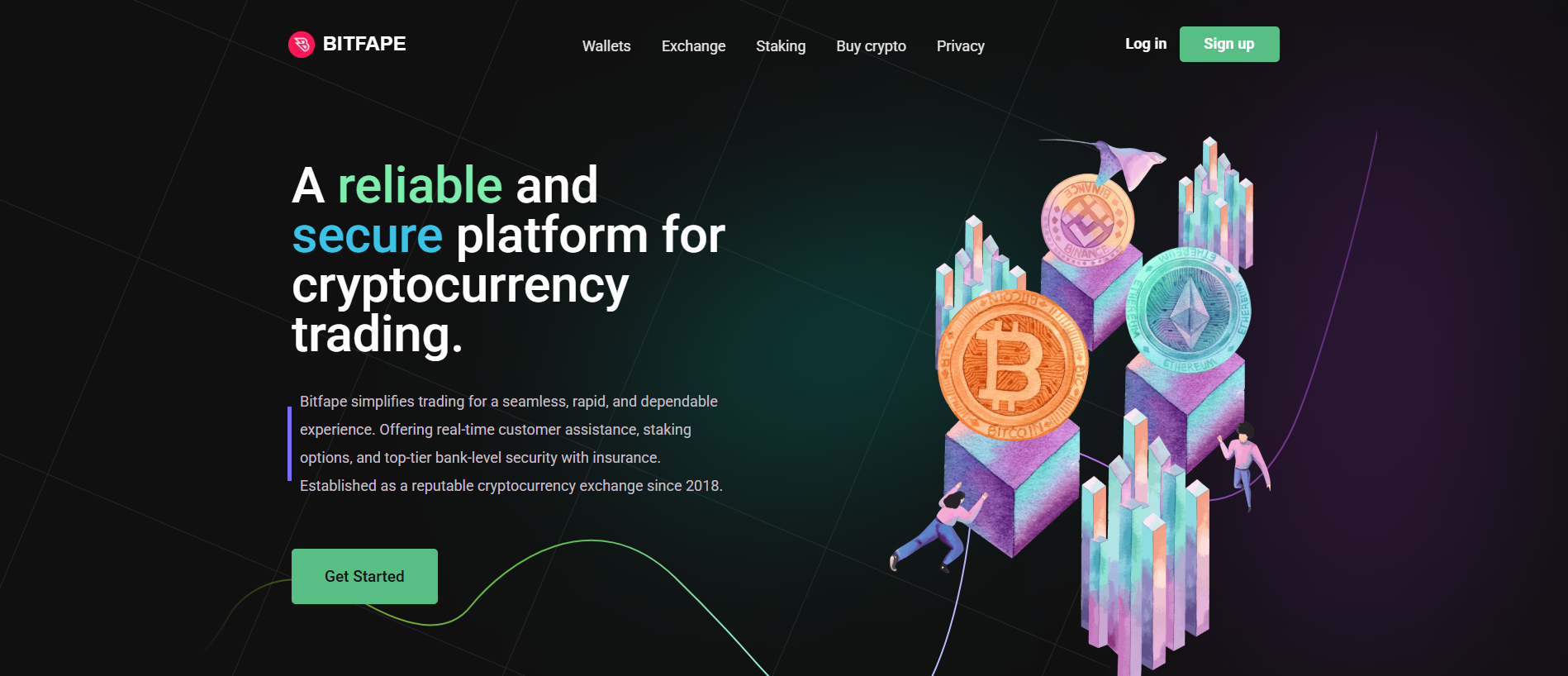 Screenshot of bitfape.com